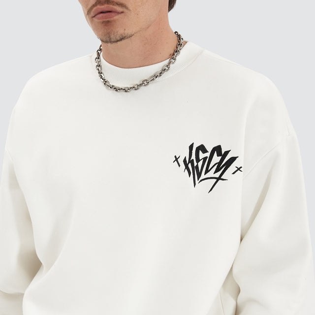 Kiss Chacey Arcane Heavy Sweater Natural White