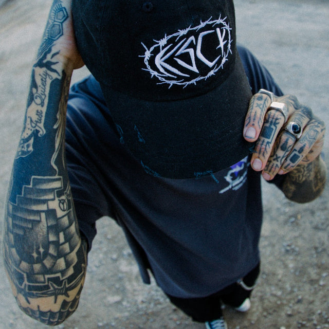 Kiss Chacey Birstall Dad Cap Jet Black