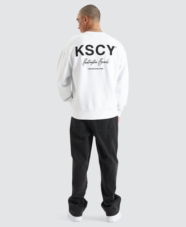 Kiss Chacey Brookhurst Relaxed Sweater - Optical White WHITE