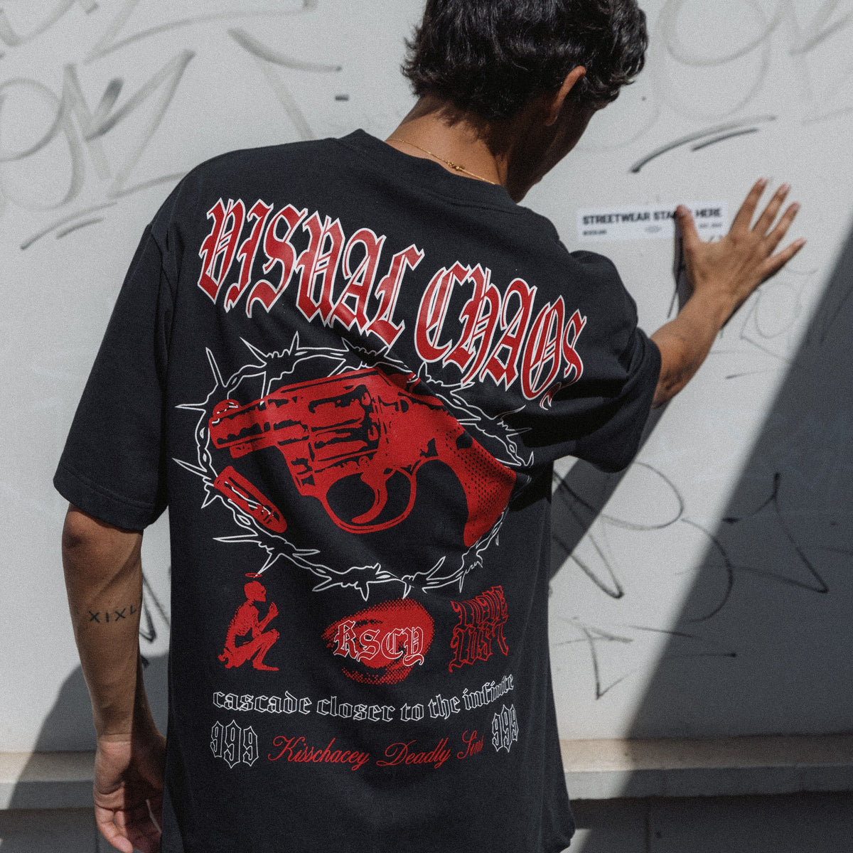 Kiss Chacey KSCY x Harley Davidson Clutch Street Loopback Tee Jet Black