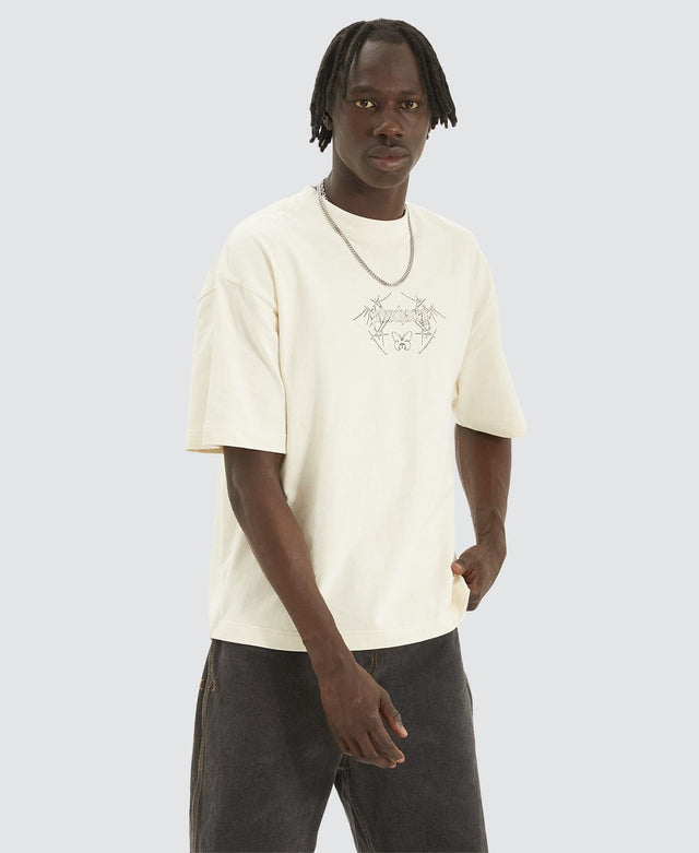 Kiss Chacey Caught Heavy Crop Tee - Tofu NEUTRAL