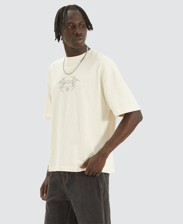 Kiss Chacey Caught Heavy Crop Tee - Tofu NEUTRAL