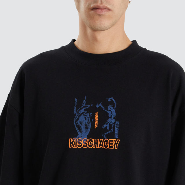 Kiss Chacey Chaos Heavy Street Tee Jet Black