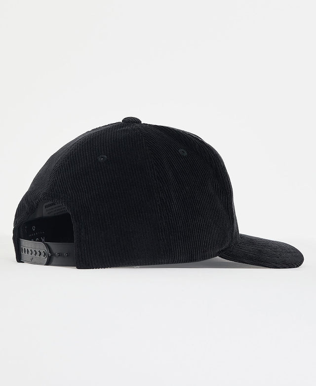 model wears Crossroad 110 Cap Jet Black Headwear Black - image 3