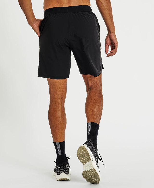 model wears Element Elasticated Gym Shorts Black Shorts Black - image 7