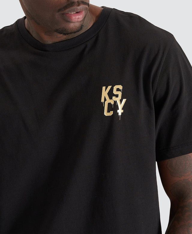 Kiss Chacey Eternity Dual Curved T-Shirt Jet Black