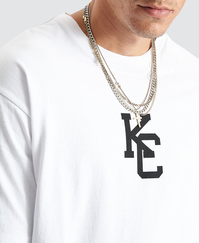 Kiss Chacey Fresno Heavy Box Fit Tee - White WHITE