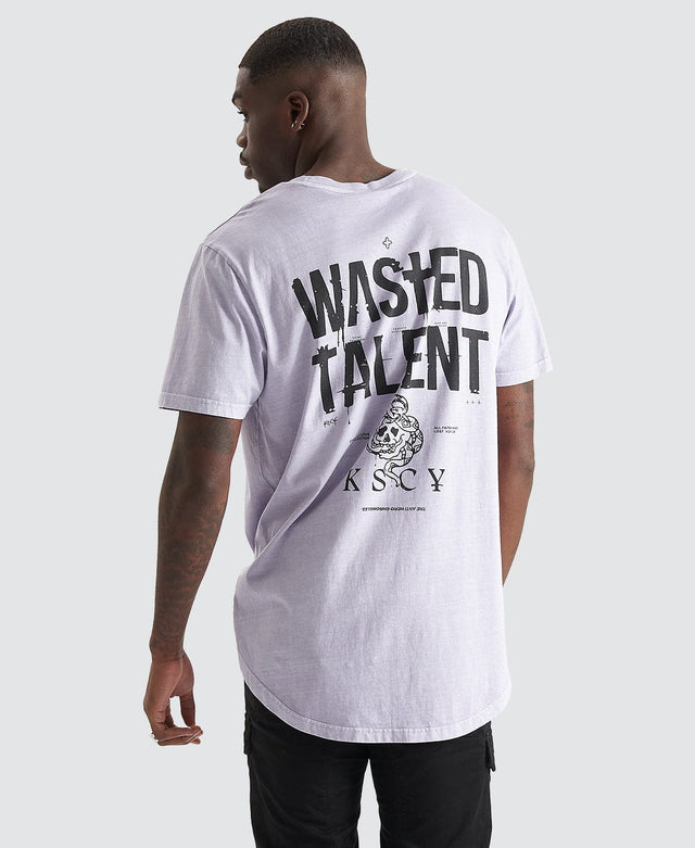 Kiss Chacey Hades Dual Curved T-Shirt Pigment Cosmic Sky