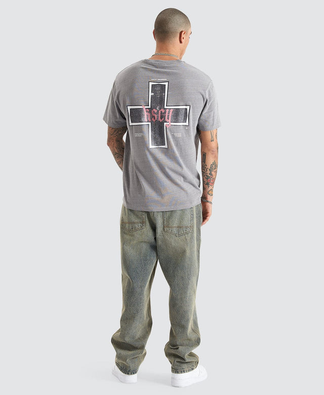 Kiss Chacey Hope Relaxed Tee - Pigment Frost Grey GREY