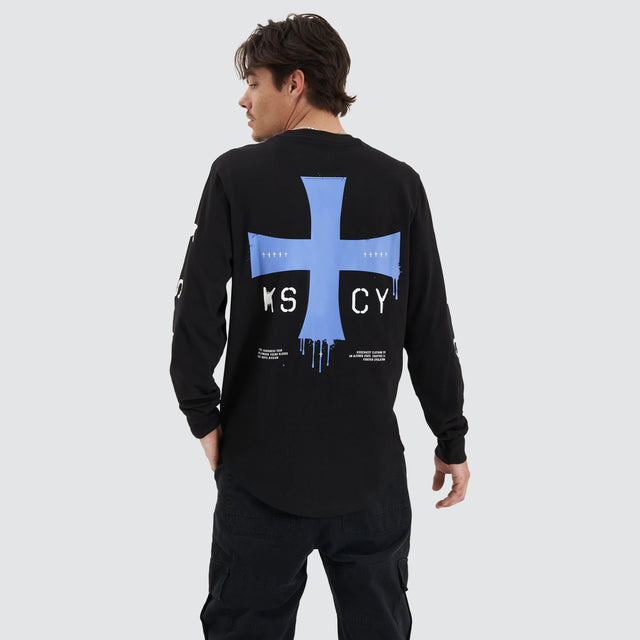 Kiss Chacey Horizon Heavy LS Tee Jet Black