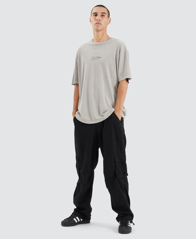 model wears Hunter Ripstop Parachute Pant Washed Black Pants Black - image 6