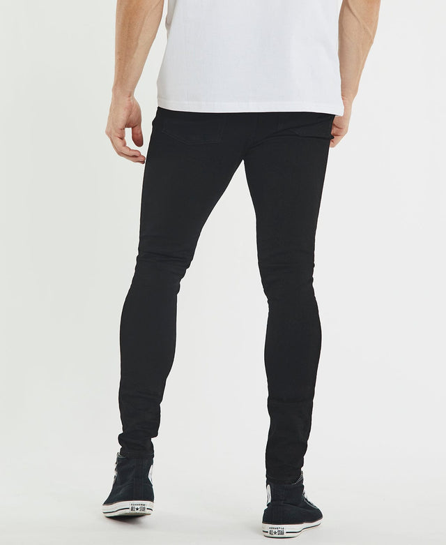 Kiss Chacey K1 Super Skinny Fit Jeans Black