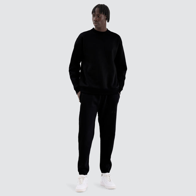 model wears Kelsey Trackpant Jet Black Trackpants Black - image 2
