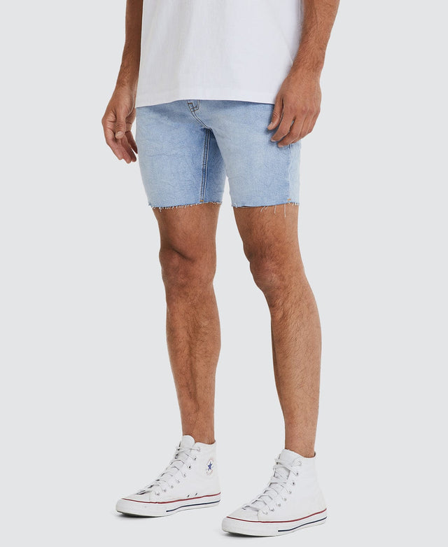 Kiss Chacey KS2 Denim Short - Sunbleached Blue BLUE