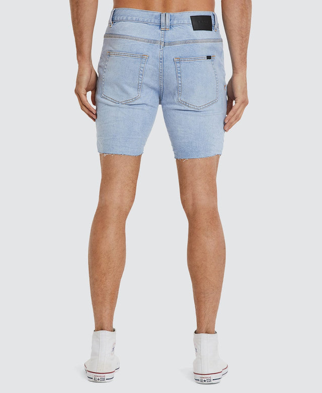 Kiss Chacey KS2 Denim Short - Sunbleached Blue BLUE