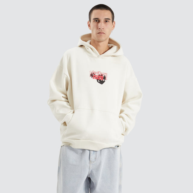 Kiss Chacey Luck Heavy Oversized Hoodie Tofu