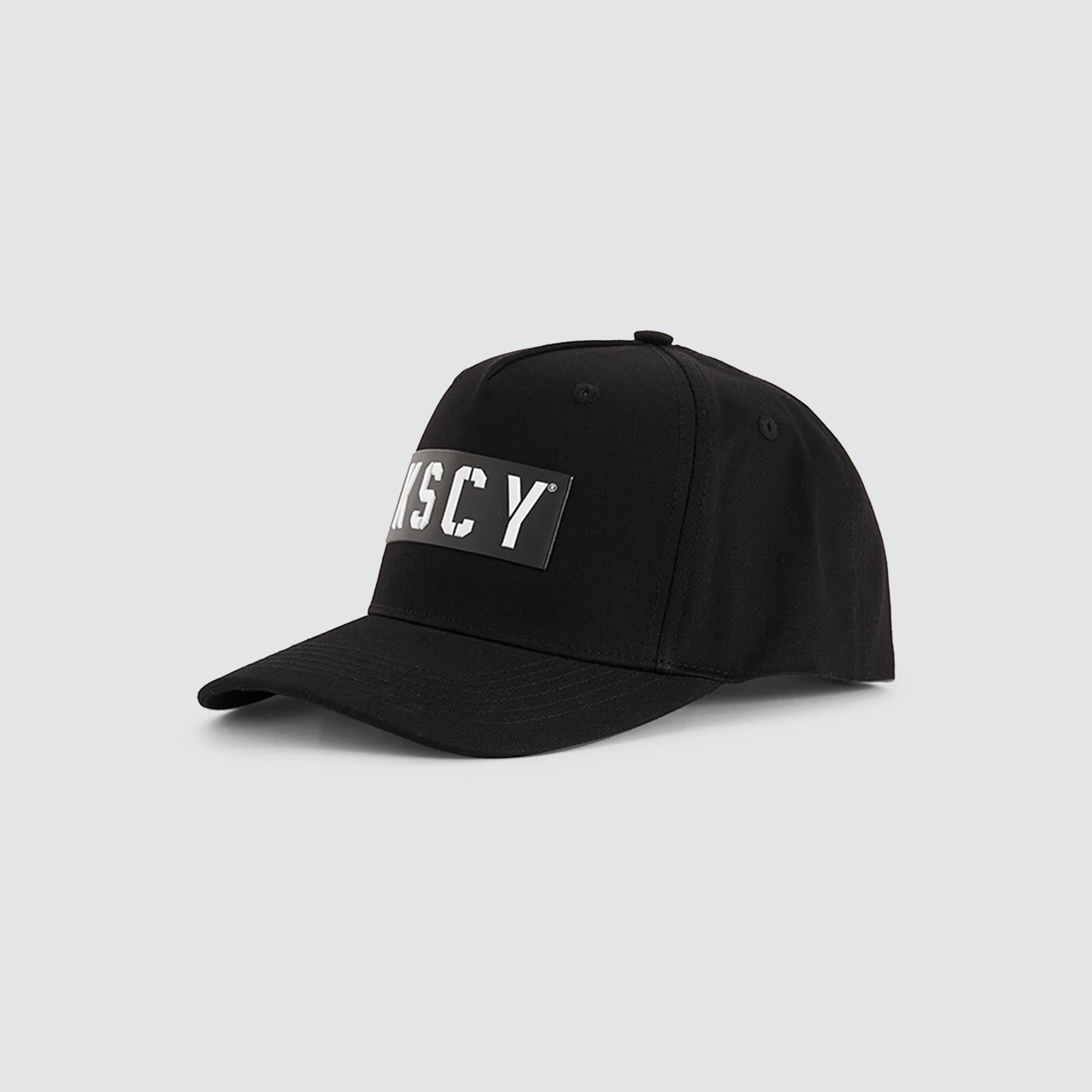KSCY Magna 5 Panel Curve Peak Cap in Jet Black - Kiss Chacey