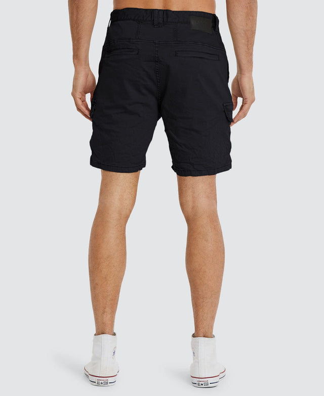 Kiss Chacey Michigan Cargo Shorts - Jet Black BLACK