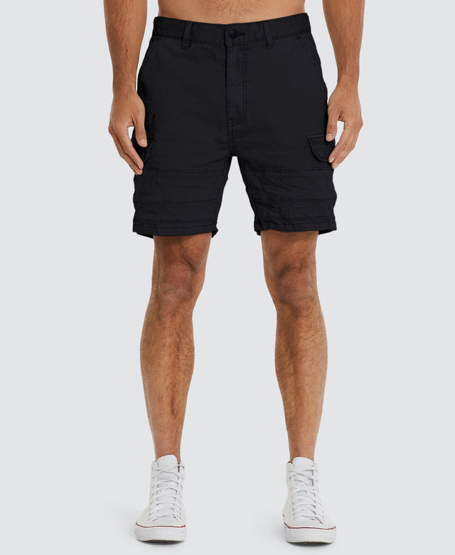 Kiss Chacey Michigan Cargo Shorts - Jet Black BLACK