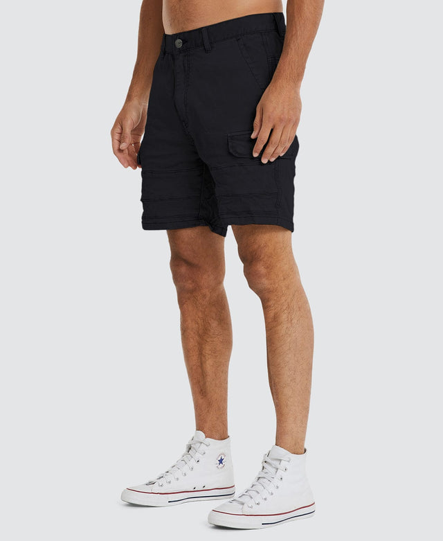 Kiss Chacey Michigan Cargo Shorts - Jet Black BLACK