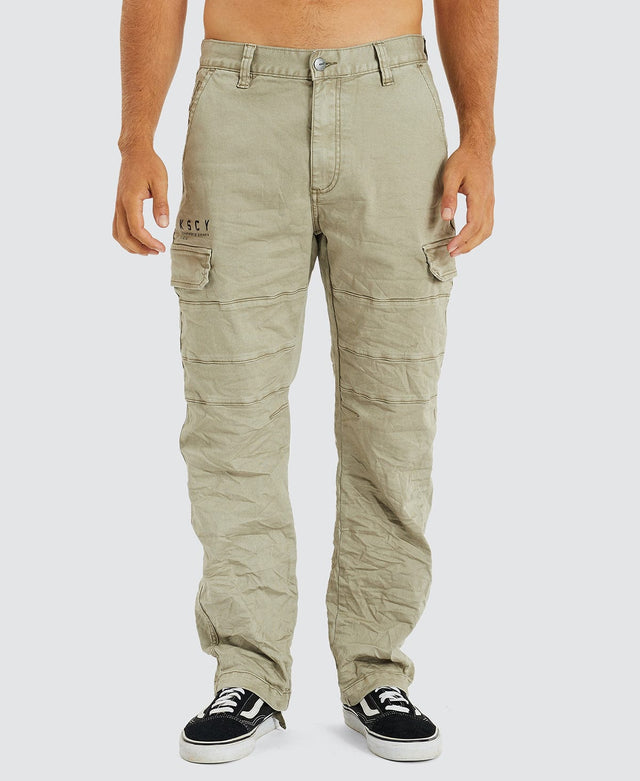 Kiss Chacey Michigan Side Pocket Cargo Pants Sage Green