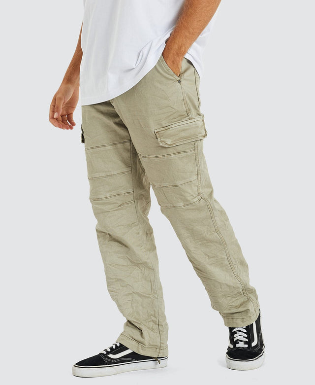 Kiss Chacey Michigan Side Pocket Cargo Pants Sage Green