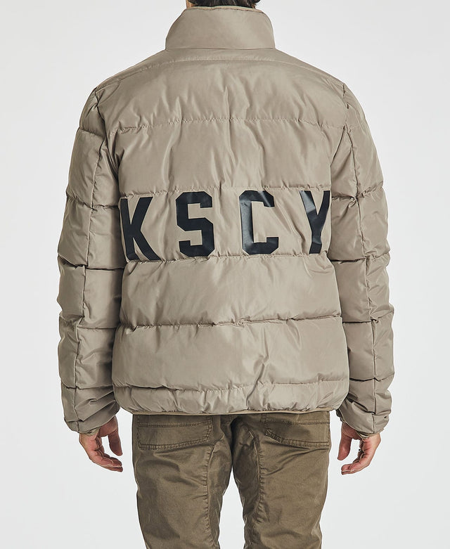 Kiss Chacey Overpark Puffer Jacket Dune Brown