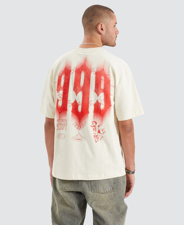Kiss Chacey Prison Heavy Street Fit Tee - Tofu NEUTRAL