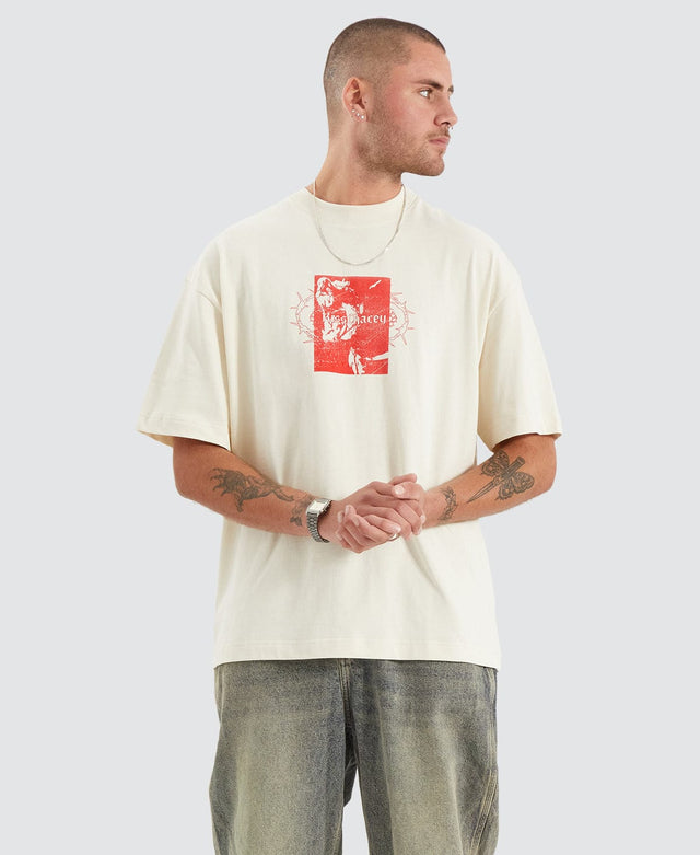 Kiss Chacey Prison Heavy Street Fit Tee - Tofu NEUTRAL