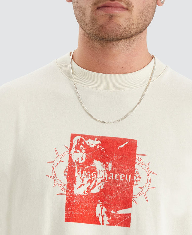 Kiss Chacey Prison Heavy Street Fit Tee - Tofu NEUTRAL