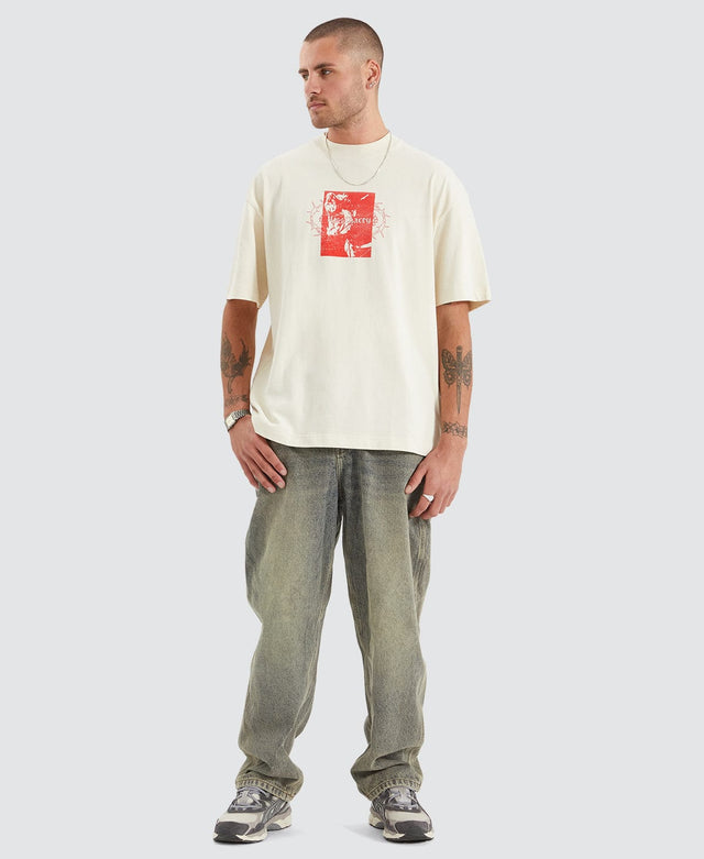 Kiss Chacey Prison Heavy Street Fit Tee - Tofu NEUTRAL
