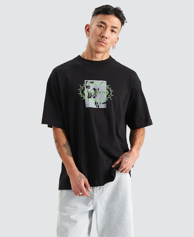 Kiss Chacey Prison Street Fit T-Shirt Jet Black