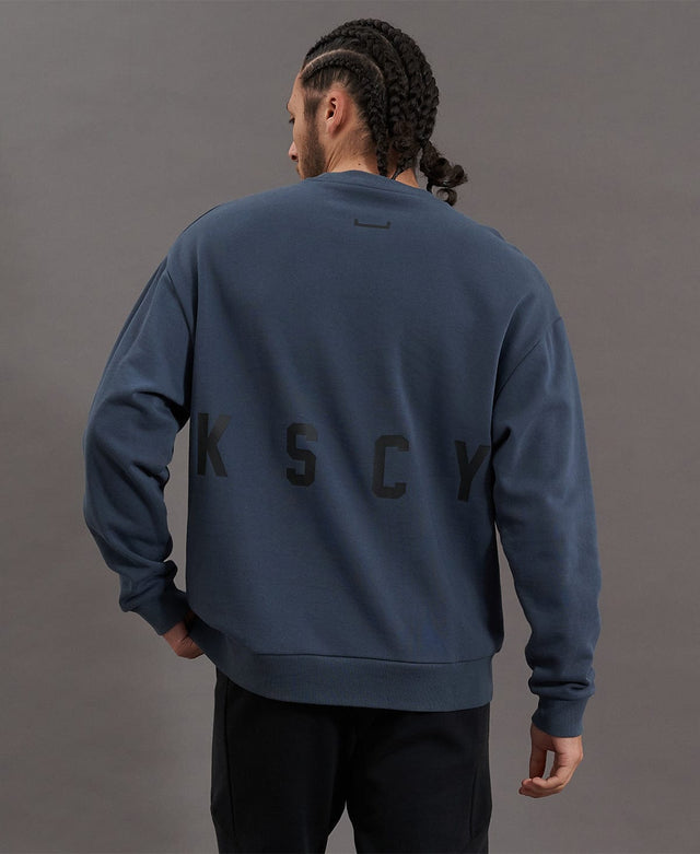 Kiss Chacey Pursuit Relaxed Fit Jumper Orion Blue