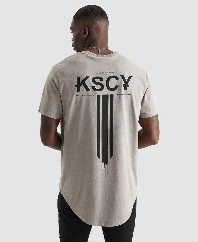 Kiss Chacey Raid Dual Curved T-Shirt Grey