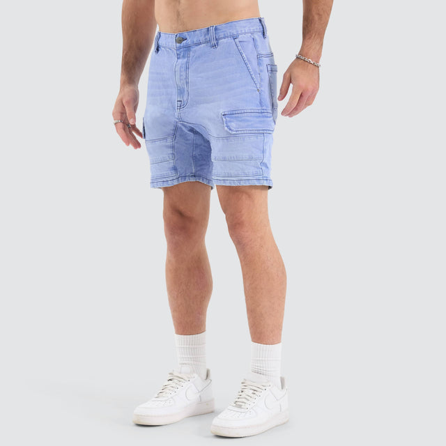 Kiss Chacey Salem Cargo Short Crystal Blue