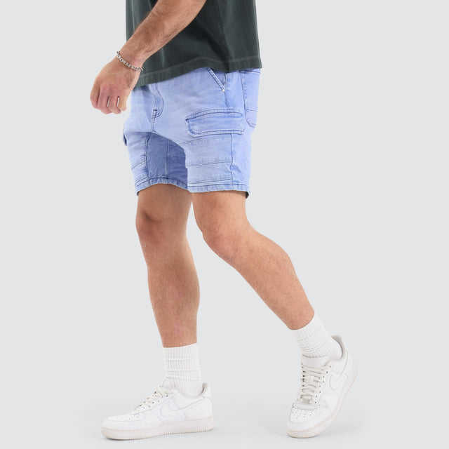 Kiss Chacey Salem Cargo Short Crystal Blue
