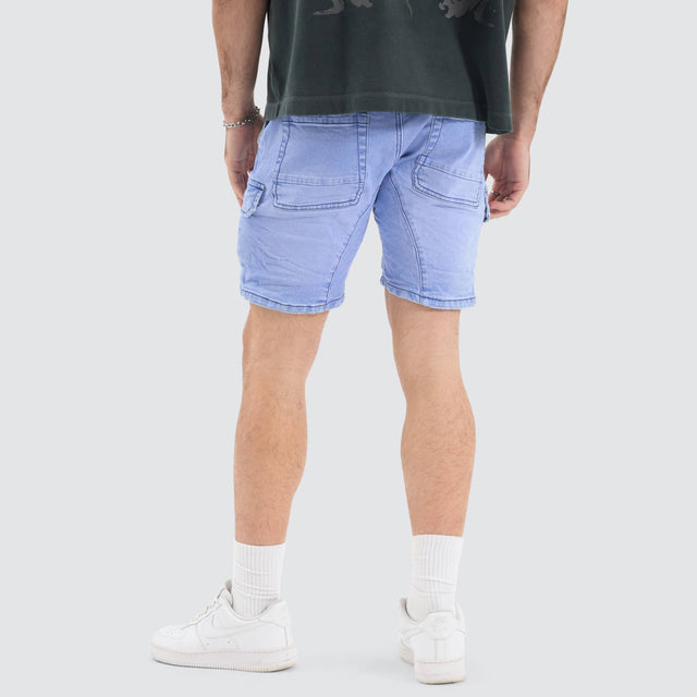Kiss Chacey Salem Cargo Short Crystal Blue