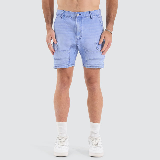 Kiss Chacey Salem Cargo Short Crystal Blue