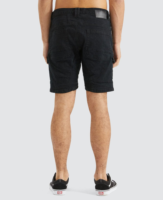 Kiss Chacey Salem Cargo Short - Overdyed Black BLACK