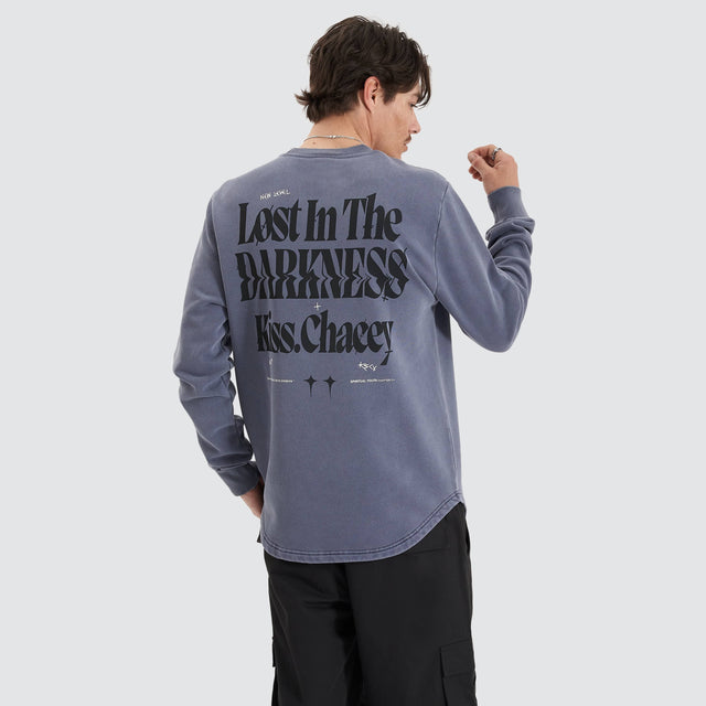 Kiss Chacey Seraph Heavy Sweater Pigment Night Shadow