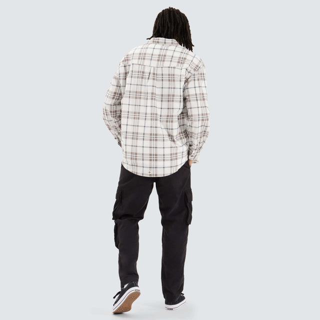 Kiss Chacey Seville Overshirt Taupe Check