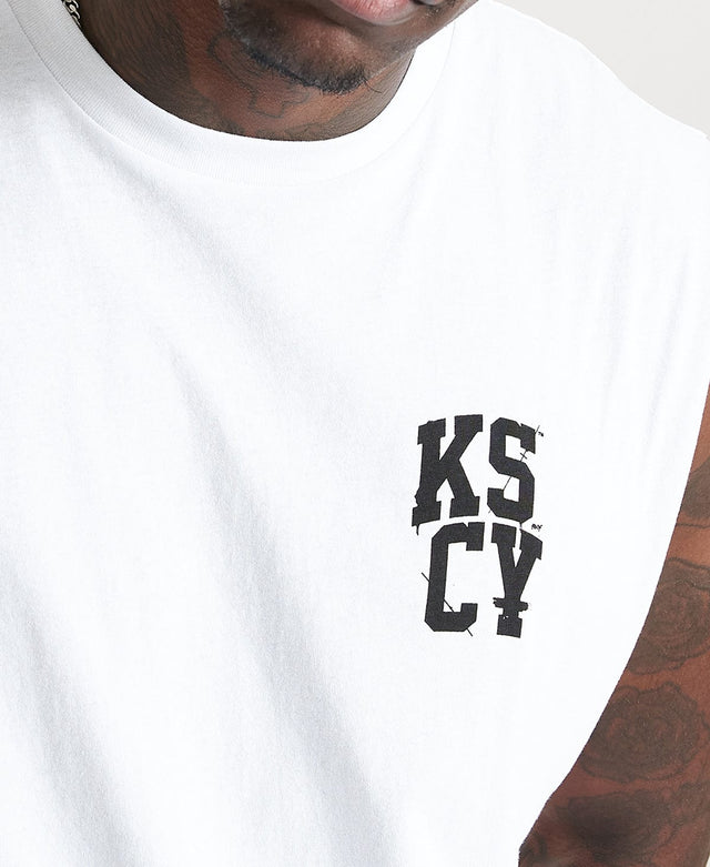 Kiss Chacey Supreme Dual Curved Muscle Tee Optical White