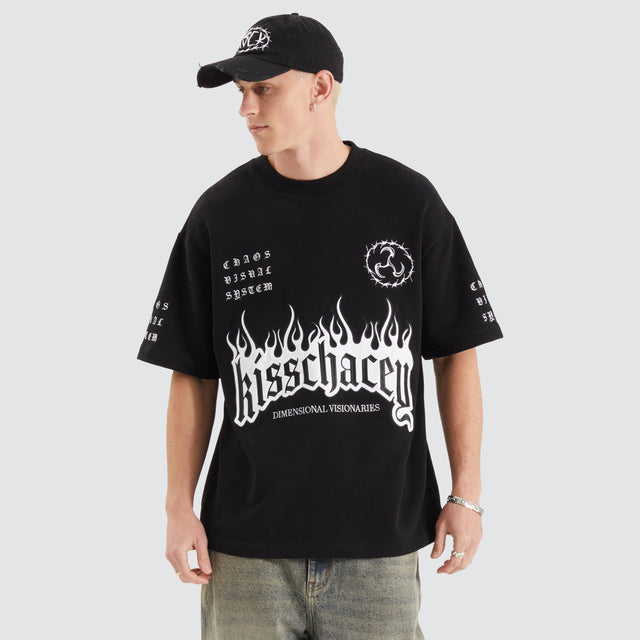 Kiss Chacey System Street Tee Jet Black