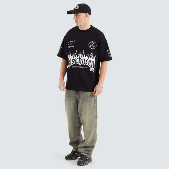 Kiss Chacey System Street Tee Jet Black