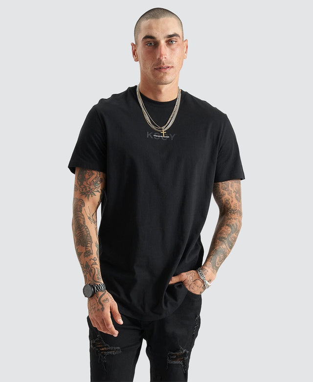 Kiss Chacey Tustin Dual Curved Tee - Jet Black BLACK