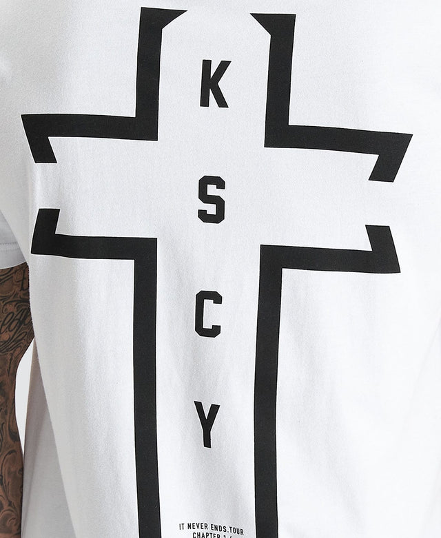Kiss Chacey Vigour Dual Curved Tee White