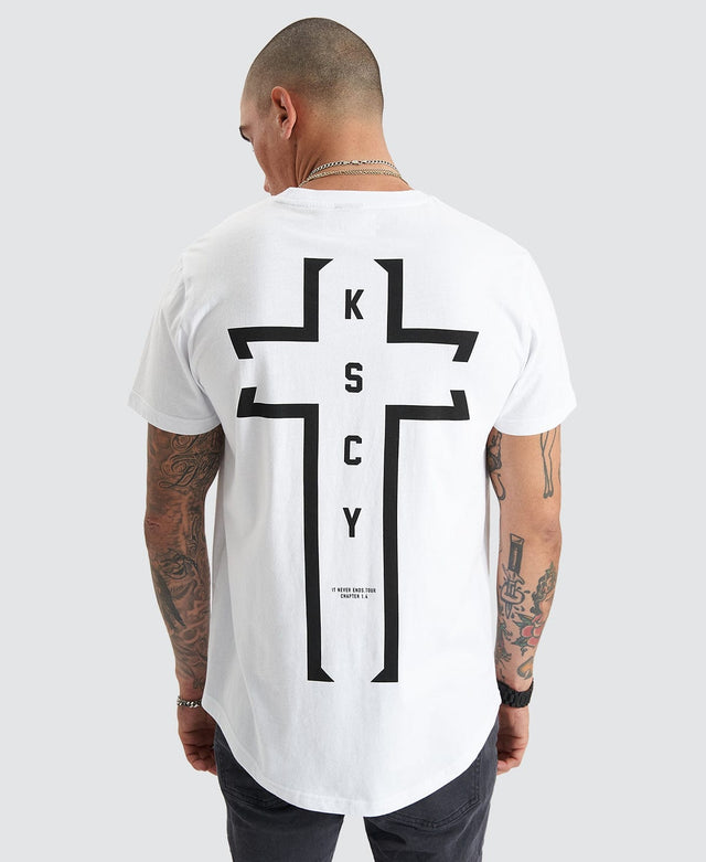 Kiss Chacey Vigour Dual Curved Tee White