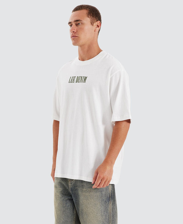 Lee Jeans Column Baggt T-Shirt Vintage White
