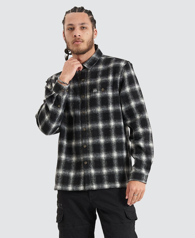 Lee Jeans LEE TRADE SHIRT - BLACK METAL BLACK