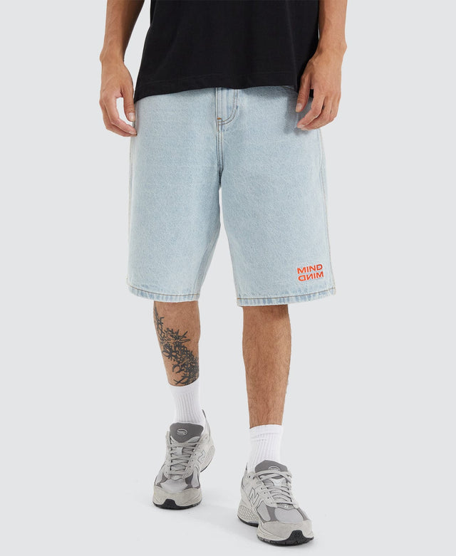 Mind Gallery Dnim Longline Jorts Dirty Bleach